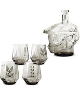 Halo Infinite Master Chief Helm 6-Teiliges Whiskey Dekanter Set Mit Gläsern