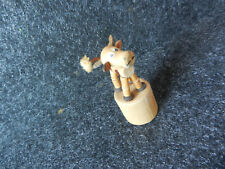 DDR- Holzspielfigur Kuh, Knick-/Wackel-Bewegfigur*