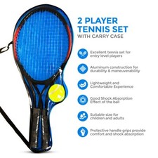 Kinder Kinder Metall Junior Tennis Set 2 Schläger Schläger 2 Bälle Outdoor Spielset