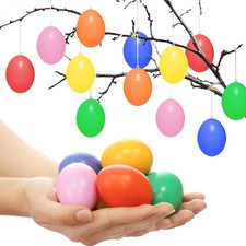 24x Ostereier zum Hängen Bunt