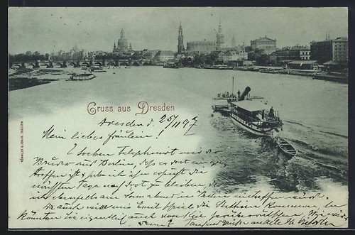 Mondschein dresden ansicht - mondschein-ak,