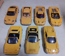 Ferrari gelb (!)  Konvolut von 7 -  1:18 - Burago, Mira, Anson, Hotwheel