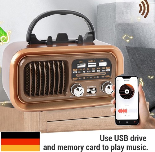 Retro bluetooth radio - bluetooth,