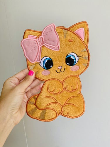 Handmade 21cm katze - 21cm, orange
