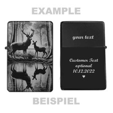 Hirsch Feuerzeug mit Gravur