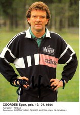 Egon Coordes Austria Wien Bayern München VFB Stuttgart HSV Hannover Deutschland