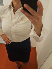Milano Business Bluse Gr. 36 weiß ****