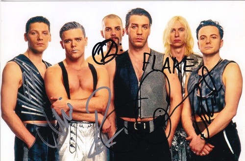 Autogramme rock rammstein - rammstein, |