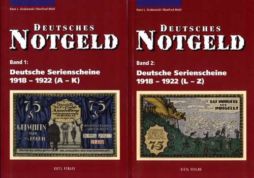 Deutsches notgeld band - band, 1+2