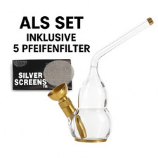 Mini Wasserpfeife Acryl Metall