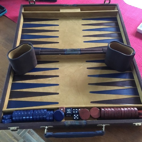 Backgammon leder - backgammon,