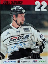 Frankfurt Lions 1998/99 Autogrammkarte Joel Savage Eishockey sign. Rosenheim