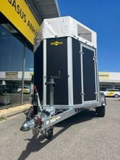 Humbaur HTV 203217 HS Viehanhänger Viehtransporter Aluboden 2t