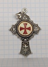 Halskette Kreuz Templer