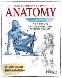 How draw and paint anatomy - paint,