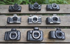 KAMERA SAMMLUNG  Canon Spiegelreflexkamera SLR 9 Stück Kameras Vintage analog