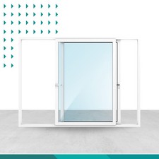 Drutex IGLO Slide Schiebefenster 1-2 Flügel verschiedene Größen weiß Kunststoff