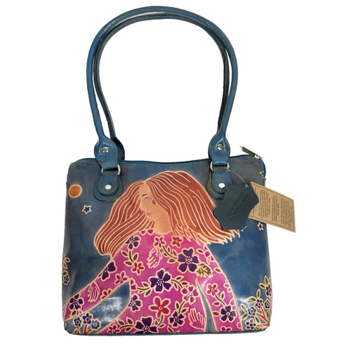 Türkis leder tasche - tÜrkis, indisch
