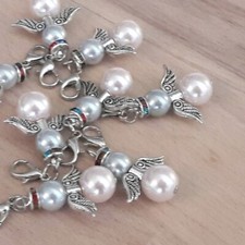 20 Stück Engel weiß blau