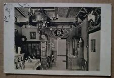 Würzburg H. Schiestl Ausstellung bemalter Wohnräume Jagdzimmer Künstler-AK 1914