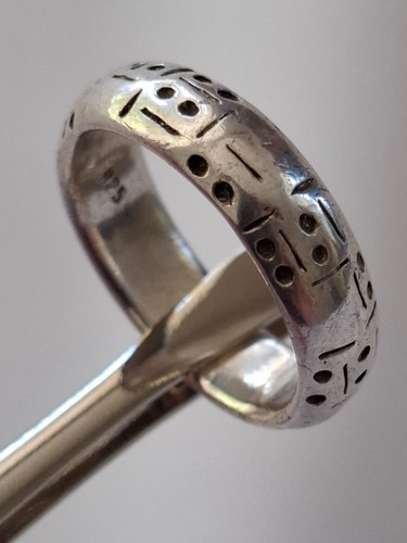Vintage silber 925 ring - silber, massiv