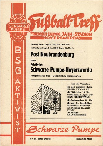 Ddr liga aktivist - ddr-liga, 87/88