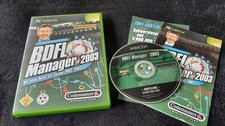 MICROSOFT XBOX CLASSIC BDFL Manager 2003 Komplett mit Anleitung CIB