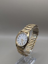 Adec Tokyo Herrenuhr Quartz Goldfarben Mit Flexiblem Armband Klassisch