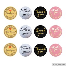 100 Aufkleber *THANK YOU*