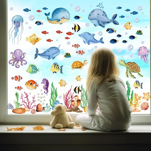 Fensterbilder sommer deko 9 - sommer,