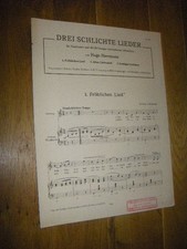 Drei schlichte Lieder für