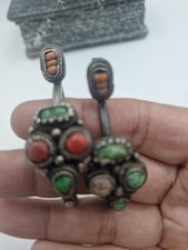 Alter Tibetisch Silber Ohring