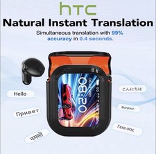 HTC Ne20 Bluetooth 6.0 Wireless Earbuds Ai Translator Ows LCD Touch Headphones