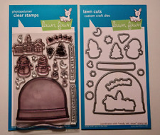Klarsicht Stempel Lawn Fawn "Ready, Set, Snow" und passende Stanzen