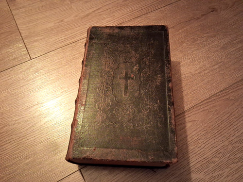 Antik leder bibel - oder, die