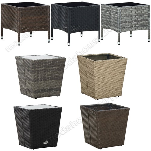 Polyrattan beistelltisch - polyrattan,
