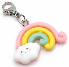 Regenbogen wolke charm clip - charm,