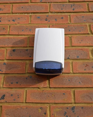 Attrappe alarmbox blaue linse - attrappe,