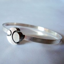 Sten & Laine, Turku Armreif 925 Silber Modernist 1978 / CO 171
