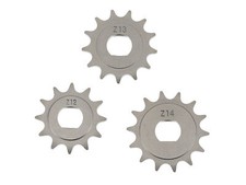 Set: Ritzel, kleines Kettenrad (12Z, 13Z, 14Z) - für Simson S51, S70, S53, S83, 