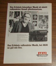 Seltene Werbung vintage AKAI