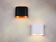 Kleine Wandlampe Up and Down