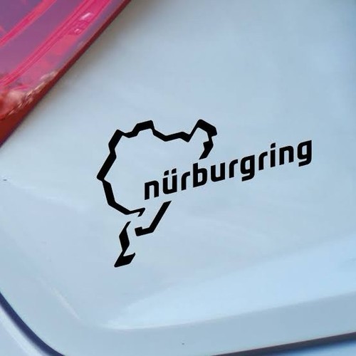 Nürburgring aufkleber 10cm - 10cm, x
