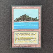 MTG \>> Tropical Island (NM) <<// Foreign Black Bordered - 341 Trading - Magic