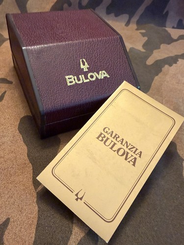 Bulova accutron uhrenbox - bulova,