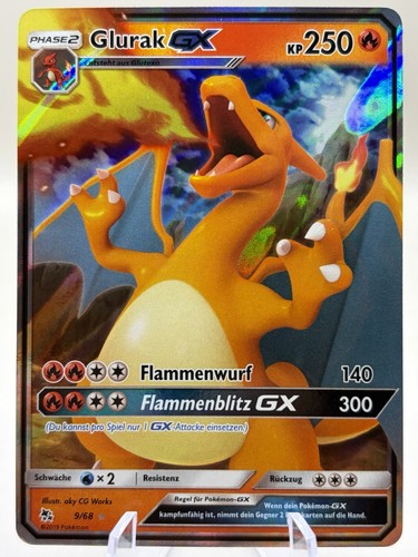 Pokemon karte glurak - pokemon, |