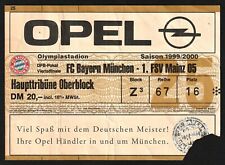 Ticket | 1999/00 | Bayern München - FSV Mainz 05 | DFB Pokal