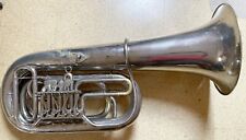 B-Tuba Weltklang vernickelt 4 Ventile