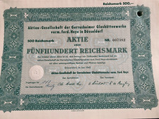 Altes wertpapier aktie - altes,