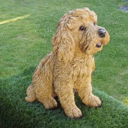 Gartenfigur hund basset fauve - hund,